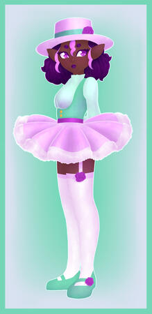 Audrey (Full shading, lineless)