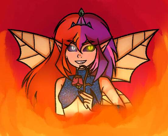 Wilted Bloom (Full shading, bust)