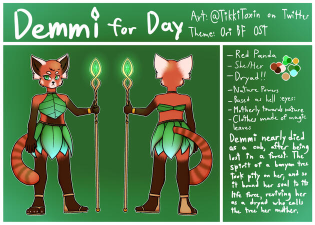Demmi (Full shading, reference sheet)